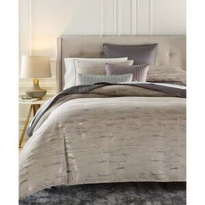 Hotel Collection Impasto Stone 3 Piece Duvet Cover Set King Beige MSRP $550